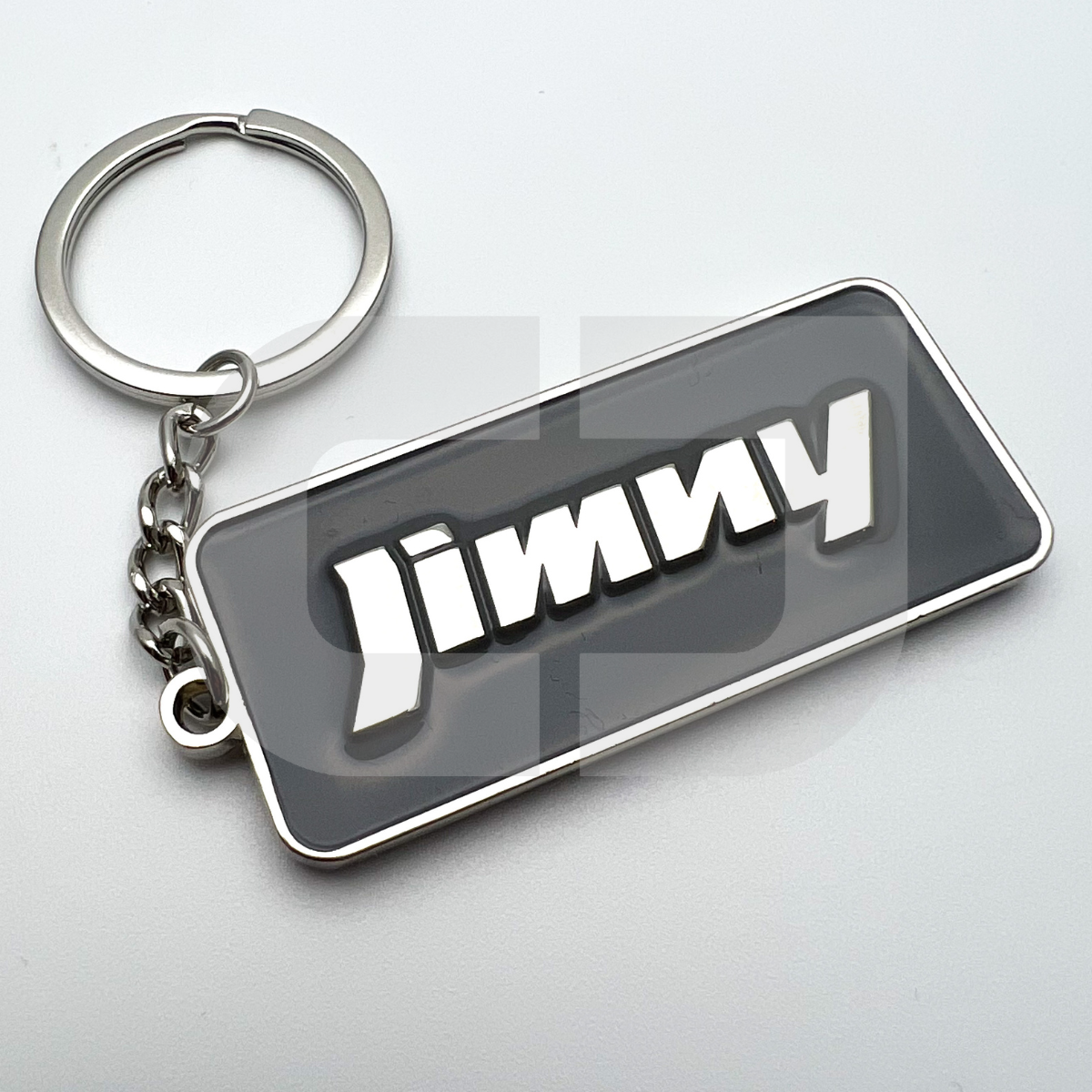 Suzuki Jimny Grey Metal Keyring