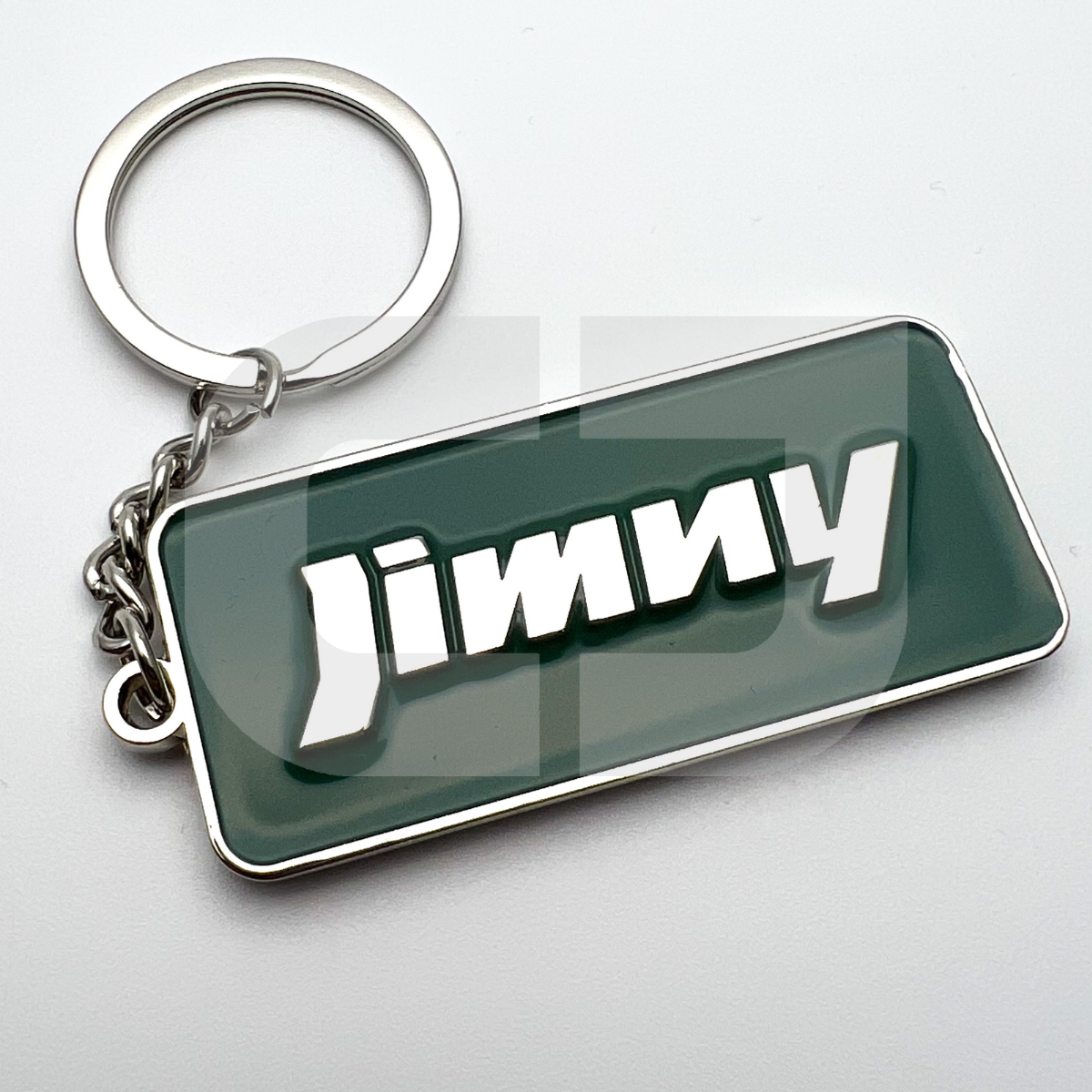 Suzuki Jimny Jungle Green Metal Keyring