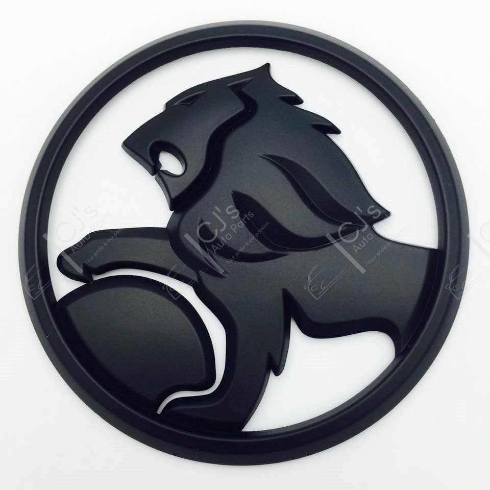 Holden Matte Black Lion Badges - VZ SS SV6 Commodore Sedan