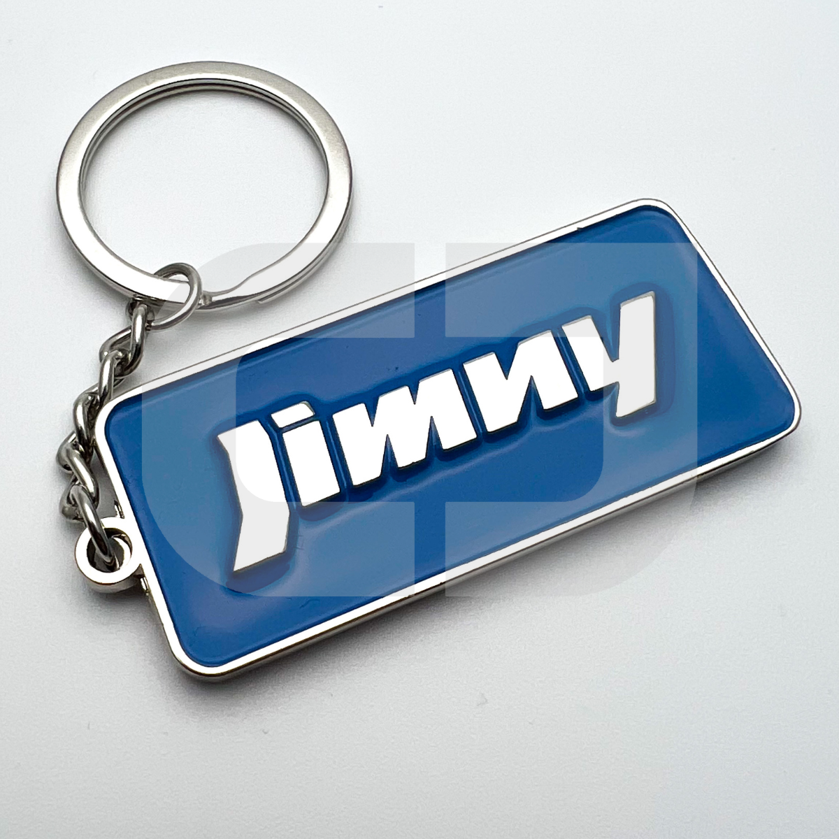 Suzuki Jimny Blue Metal Keyring